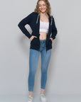 SOMWR EMPHASIS Zip-Hoodie NVY012