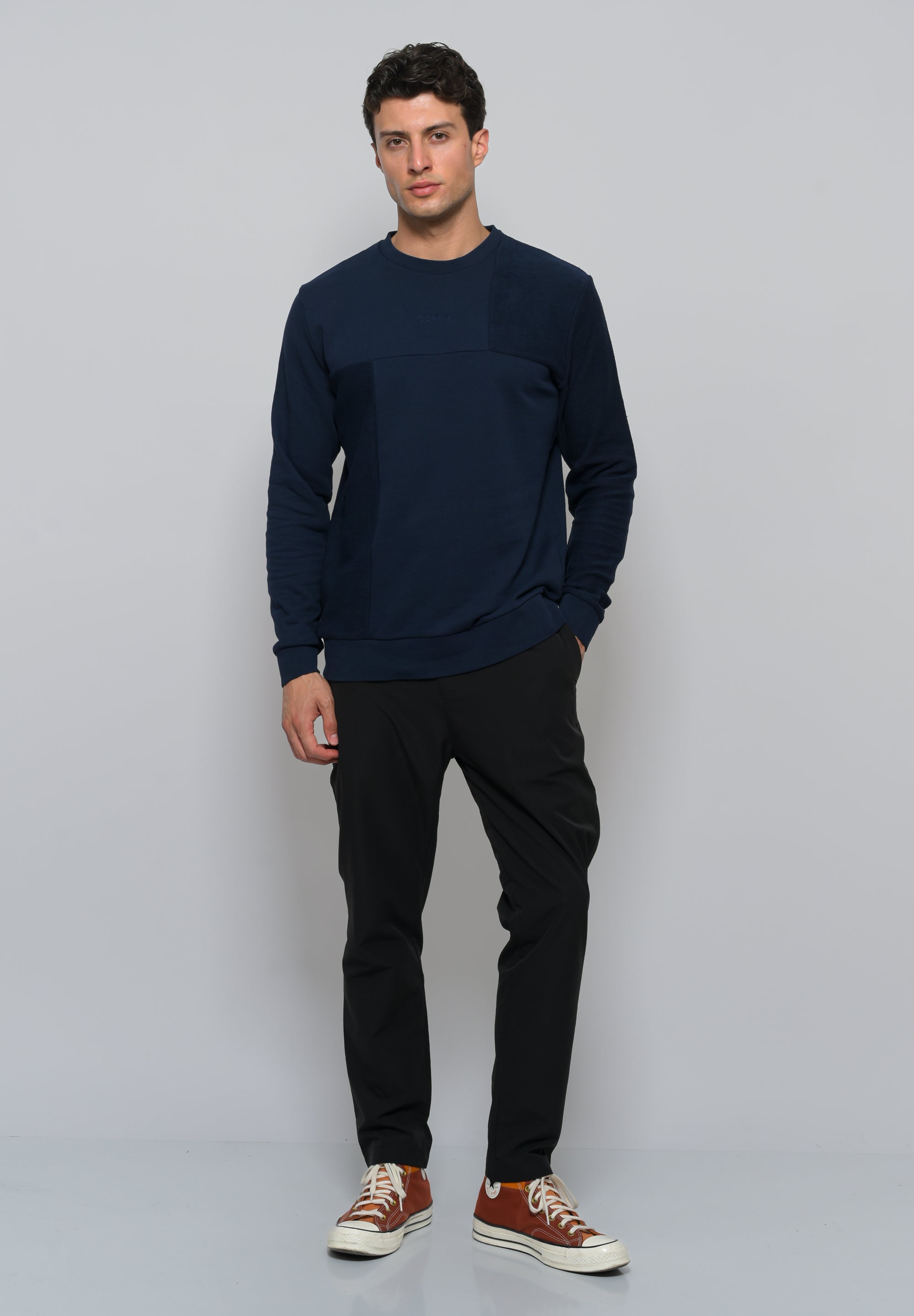 SOMWR ENGRAFT Sweater NVY012