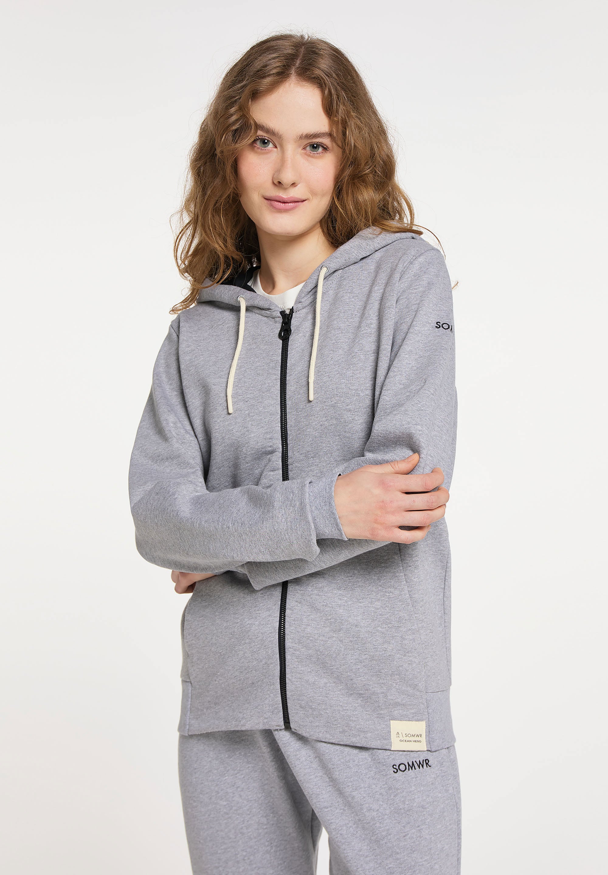 SOMWR ZIP IN Zip-Hoodie GRY002