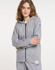 SOMWR ZIP IN Zip-Hoodie GRY002