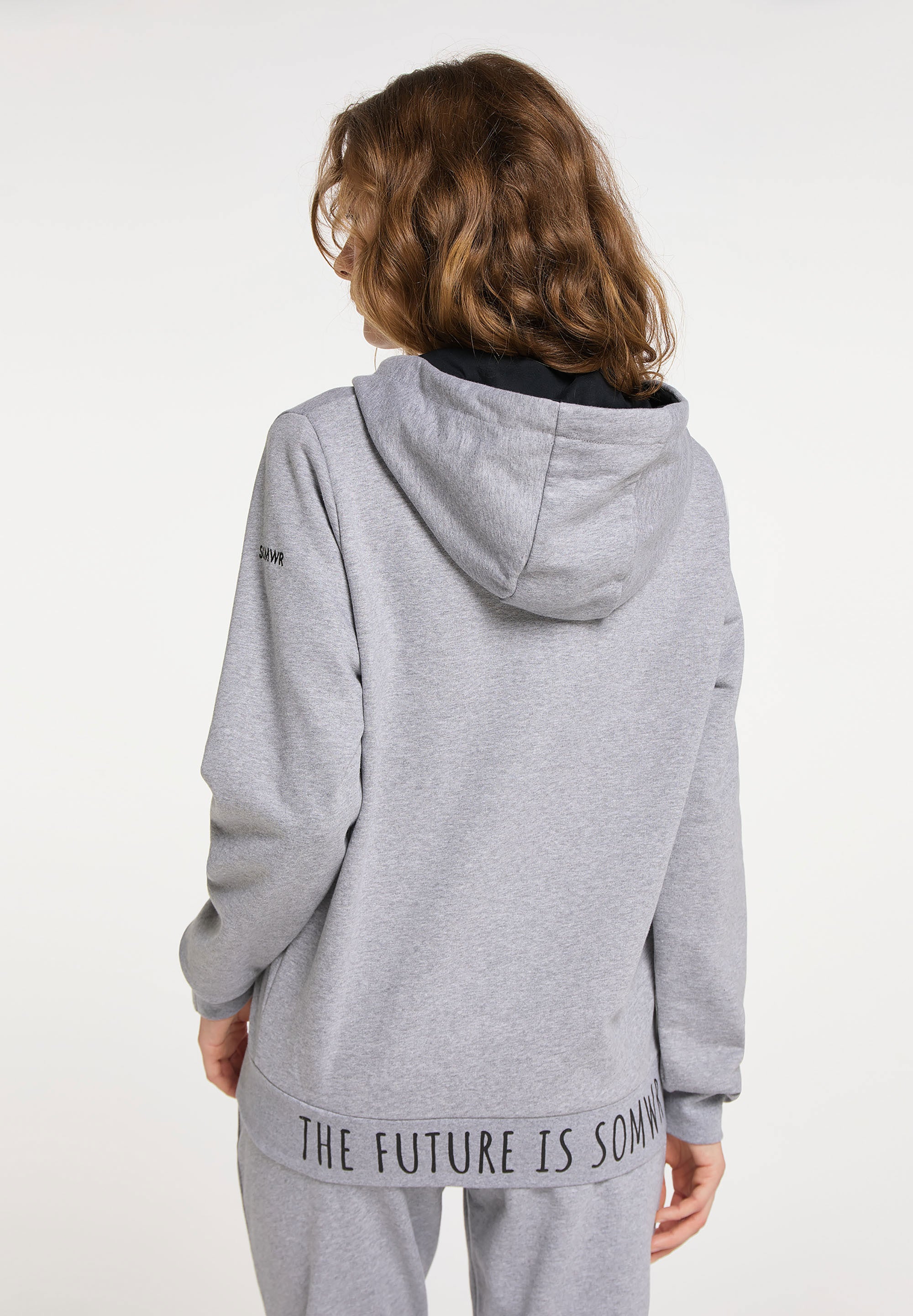 SOMWR ZIP IN Zip-Hoodie GRY002