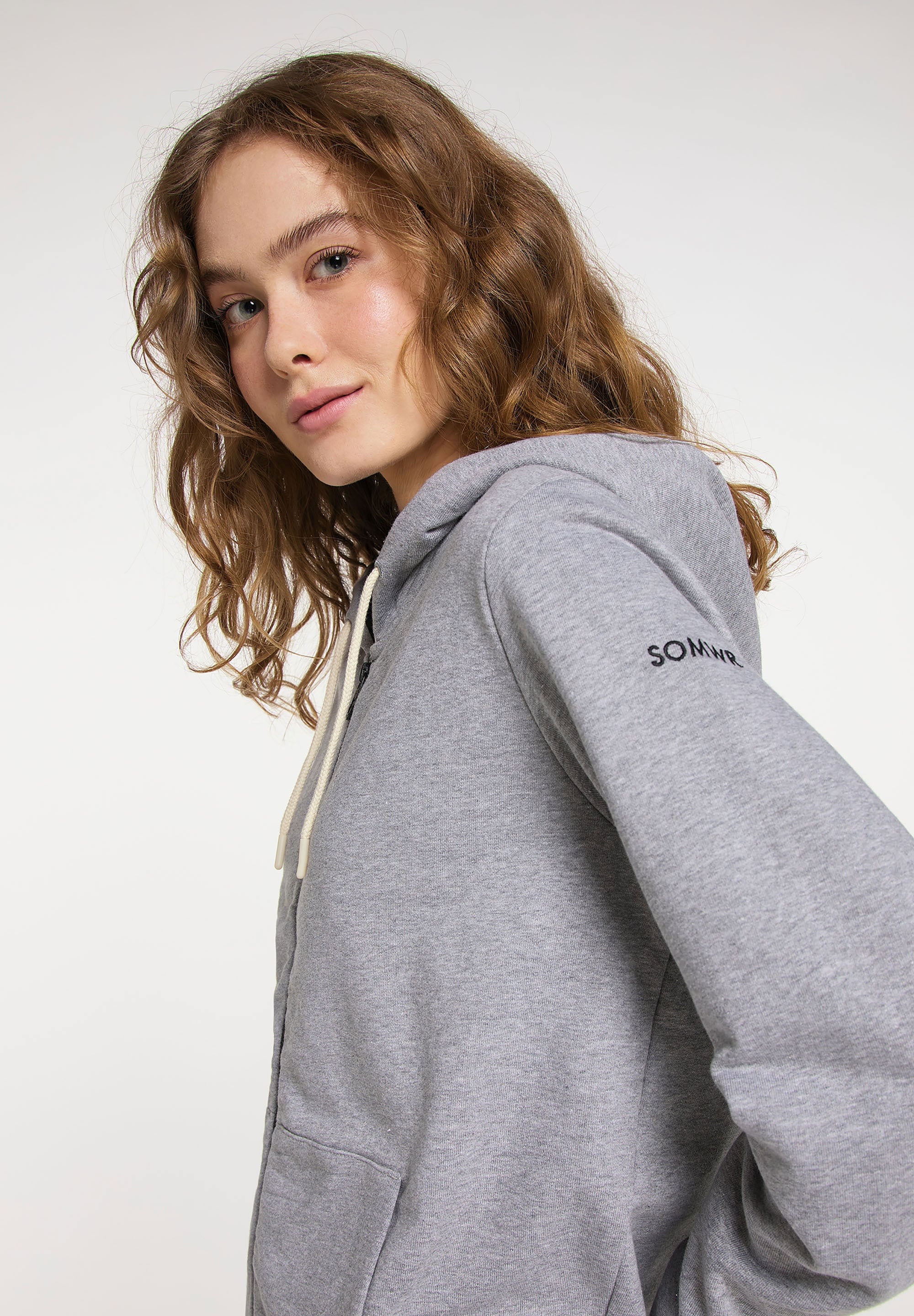 SOMWR ZIP IN Zip-Hoodie GRY002