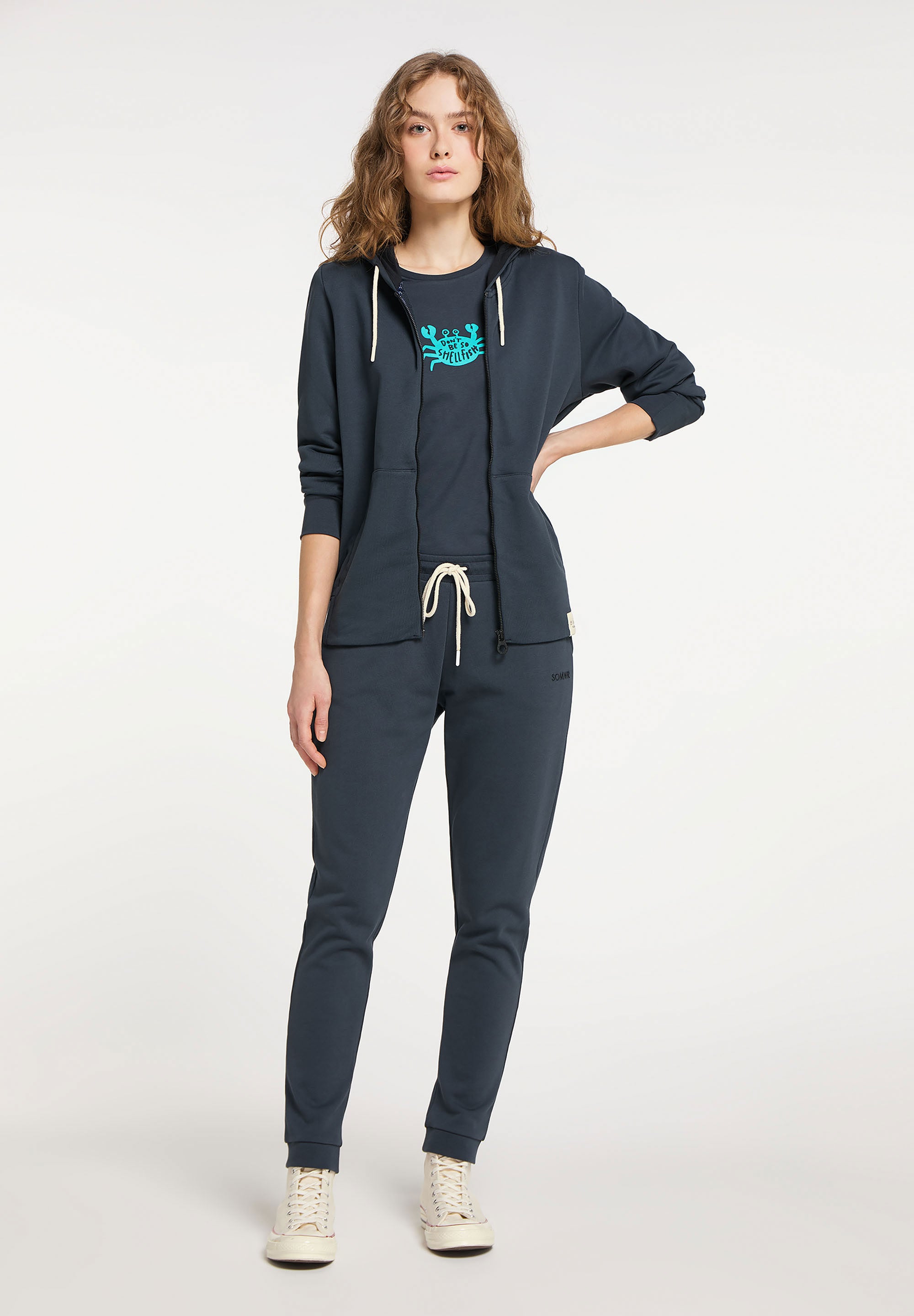 SOMWR ZIP IN Zip-Hoodie NVY009
