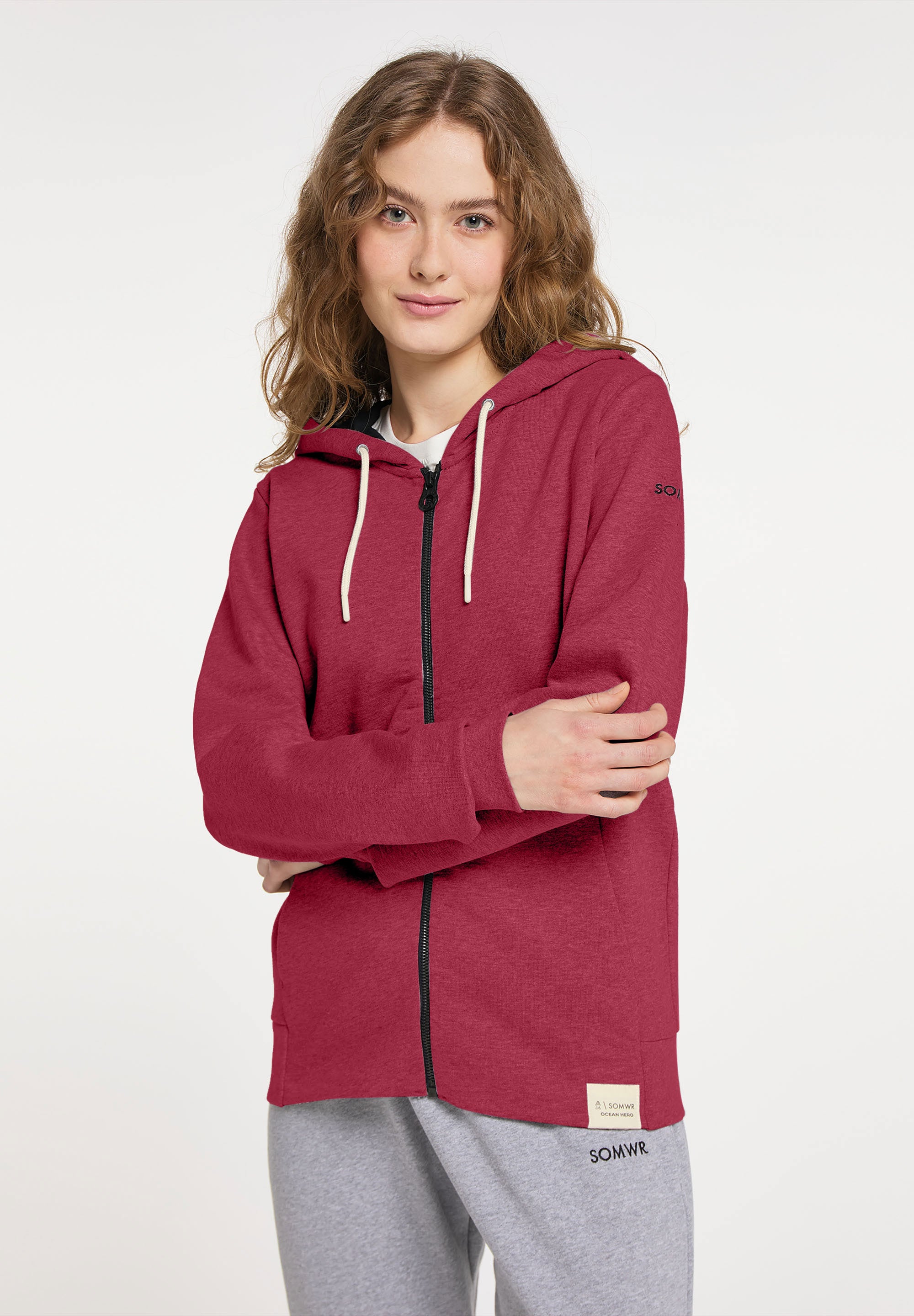 SOMWR ZIP IN Zip-Hoodie RED001