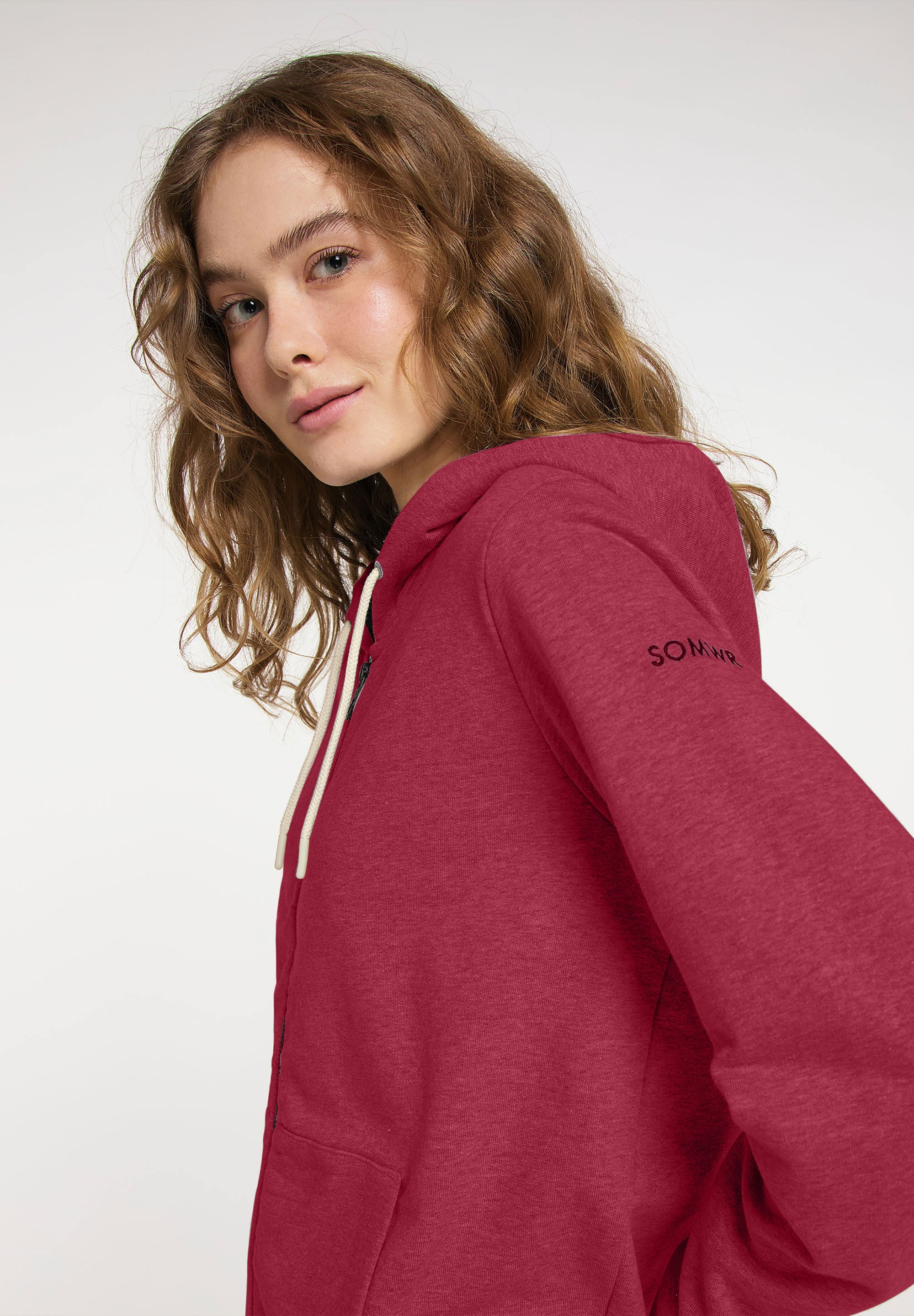 SOMWR ZIP IN Zip-Hoodie RED001