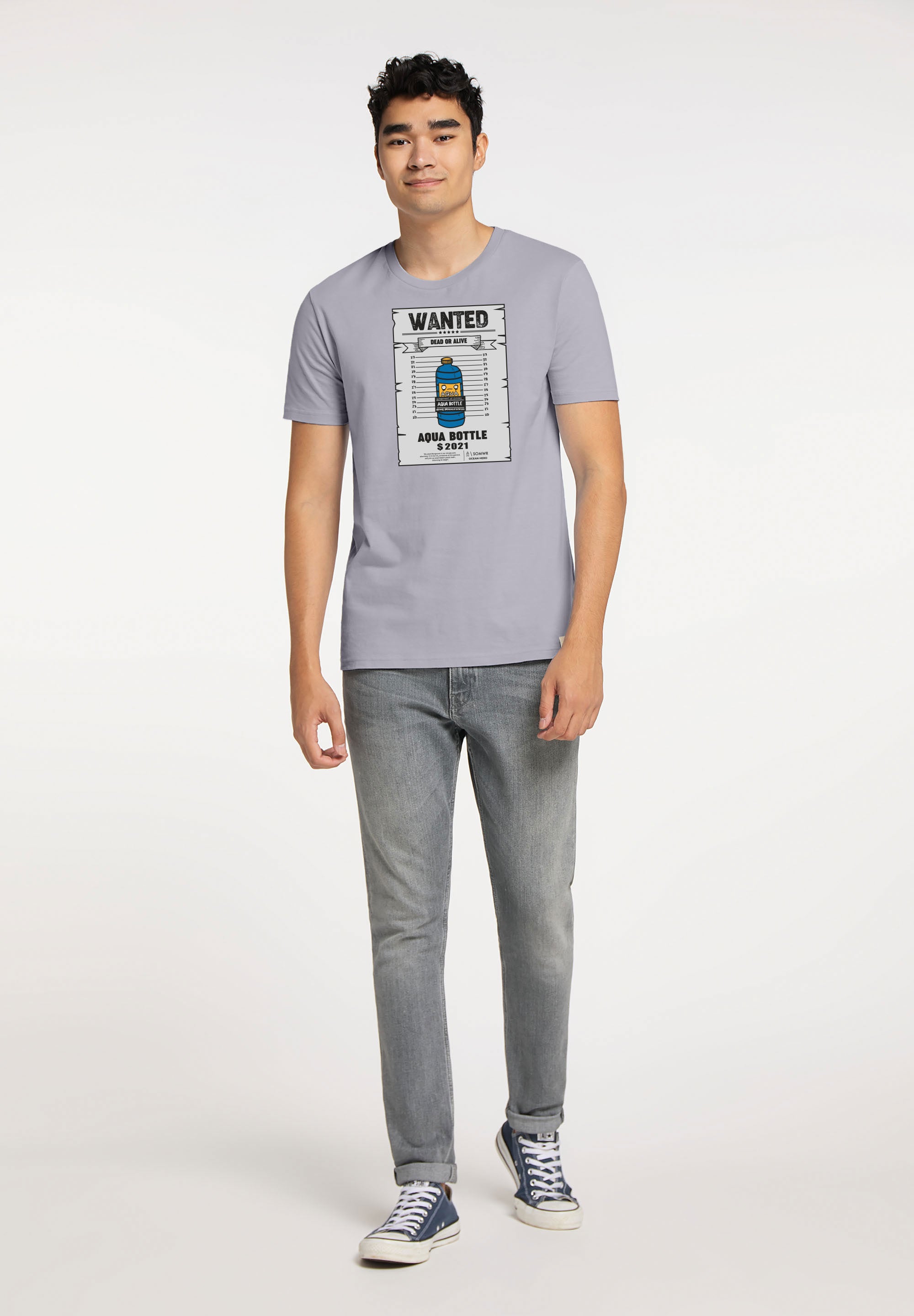 SOMWR IMPRESSION TEE T-Shirt GRY070
